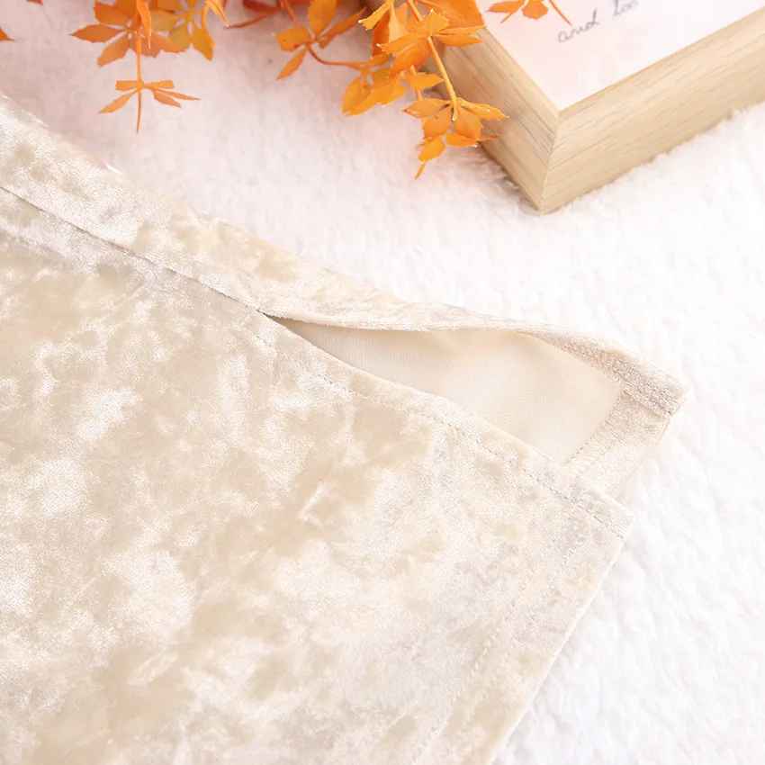 Luxe Velvet Long-Sleeve Pajama Set