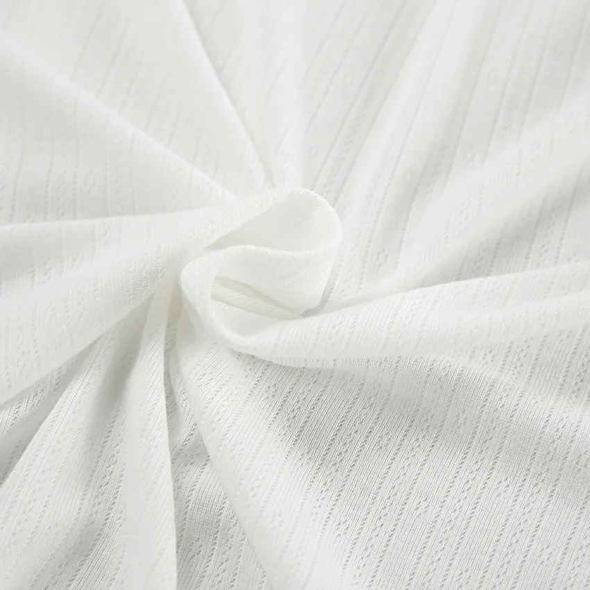 Women's Ribbed Lounge Set with Ruffle-Hem Pants