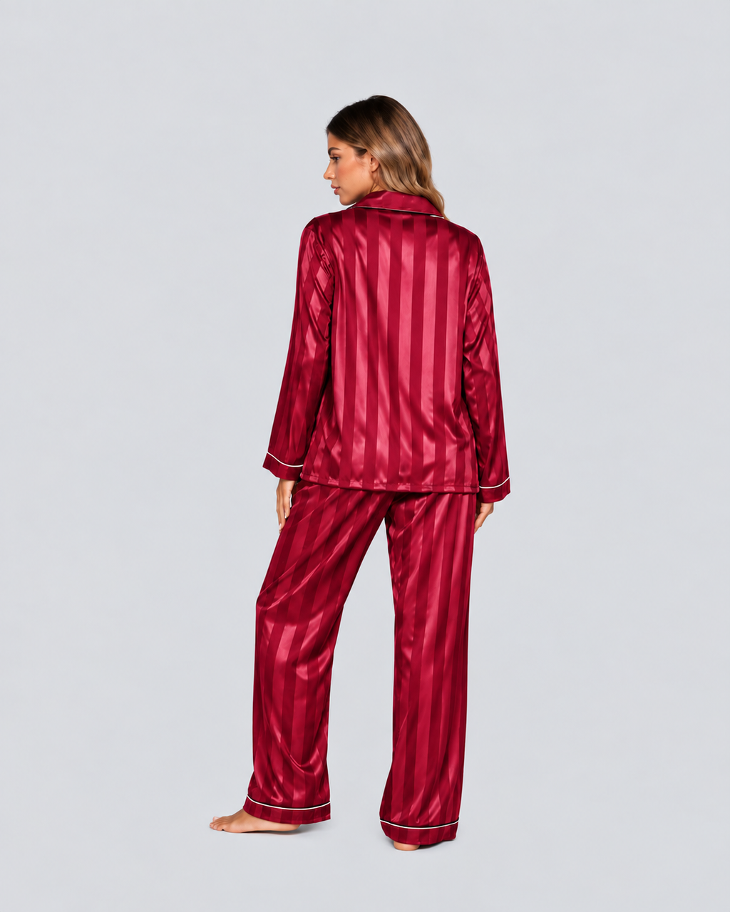 Luxury Women'S Pajamas Set Nighty for Woman Pyjamas Pajama Woman Winter Long Sleeve Pajamas Sleepwear for Sleeping Sets Ladies