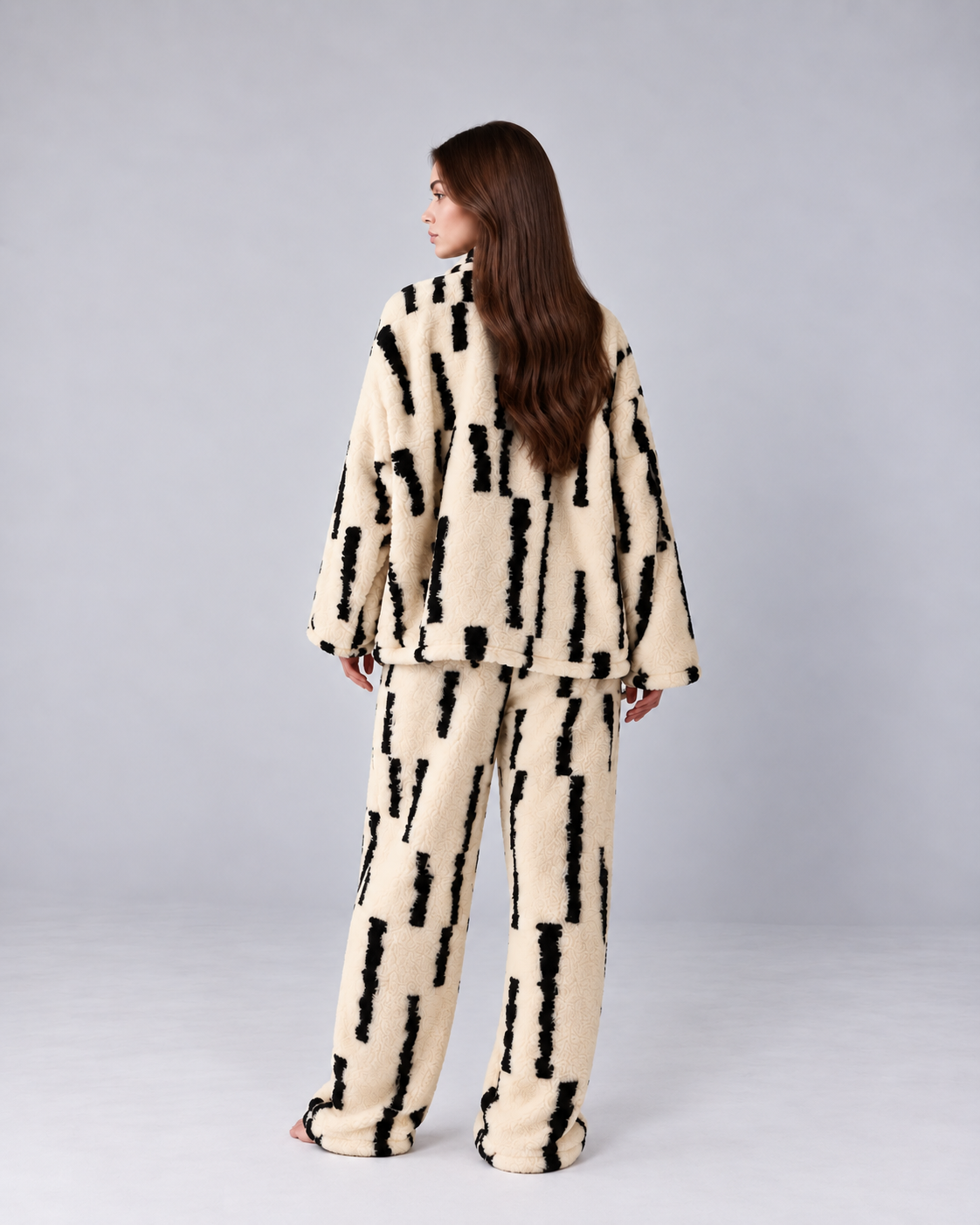 Women’s Cozy Flannel Pajama Set – Warm Winter Lounge Set
