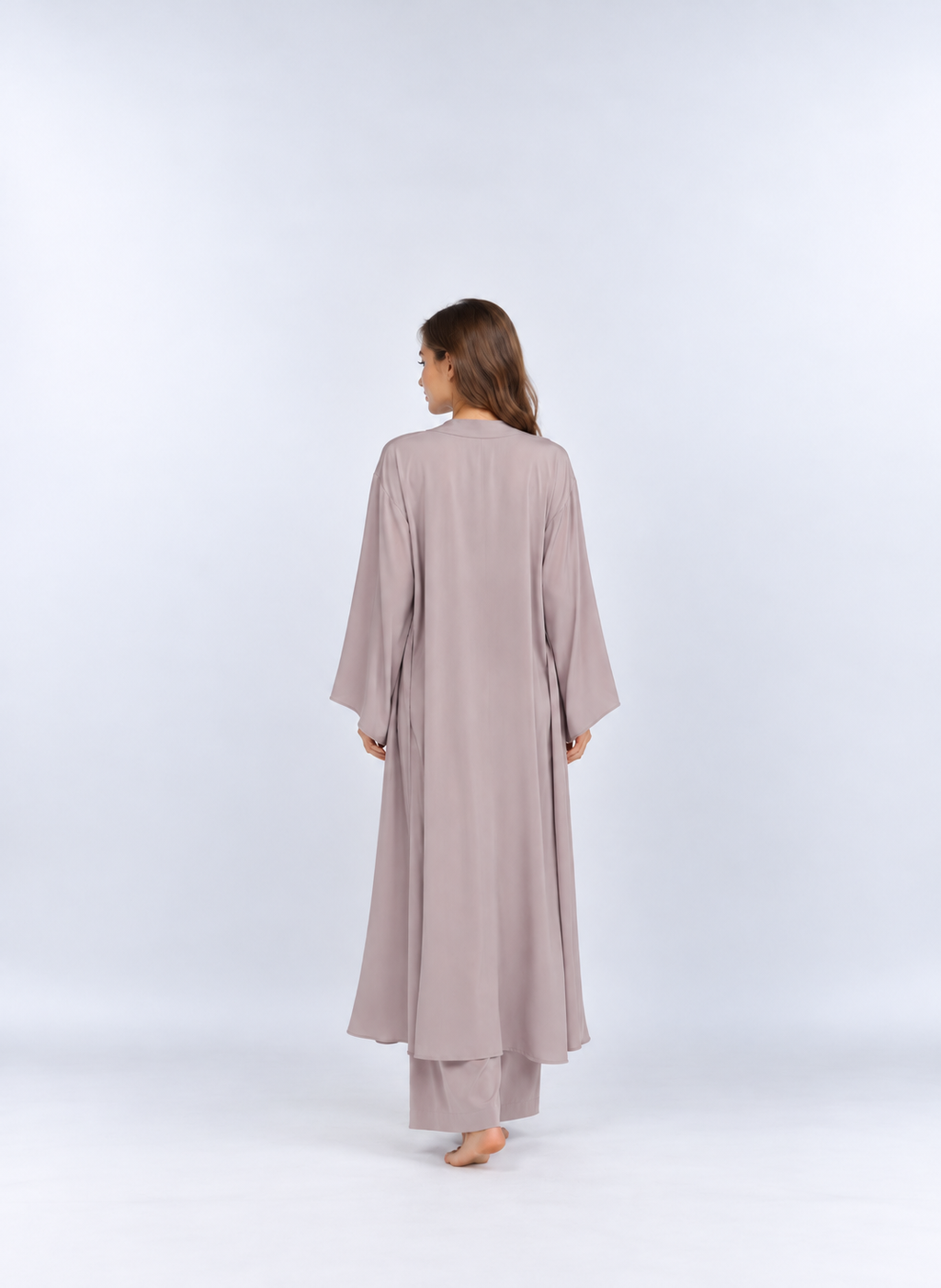 Women’s 3-Piece Lounge Set – Long Cardigan, Sleeveless Top & Wide-Leg Pants