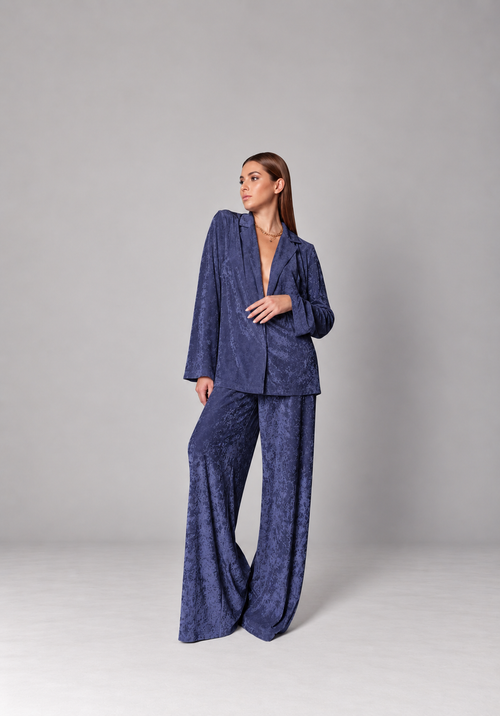 Luxe Velvet Long-Sleeve Pajama Set